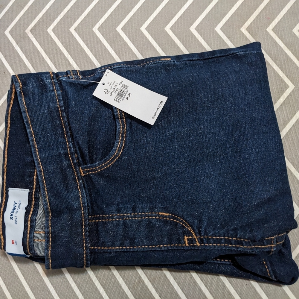 Girls Old Navy Dark Wash Skinny Jeans Size 8